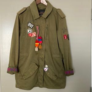 Scotch and Soda Military Green jacket. Brand size 3